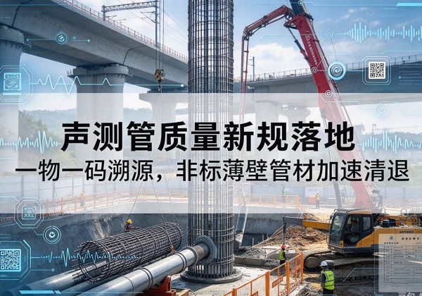 尼木声测管质量新规落地，一物一码溯源，非标薄壁管材加速清退