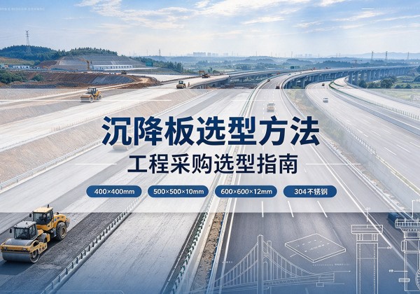 尼木沉降板选择方法